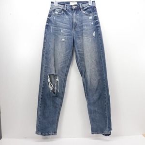 Gilded Intent 90's Loose Women's Blue Mom Jeans Size 25 x 30